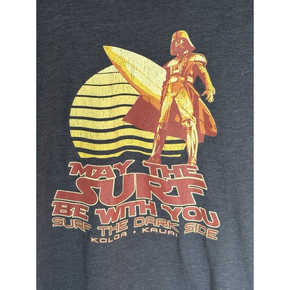 Coastal Classics Darth Vader “ May The Surf Be With You Hawaii” T-shirt Medium